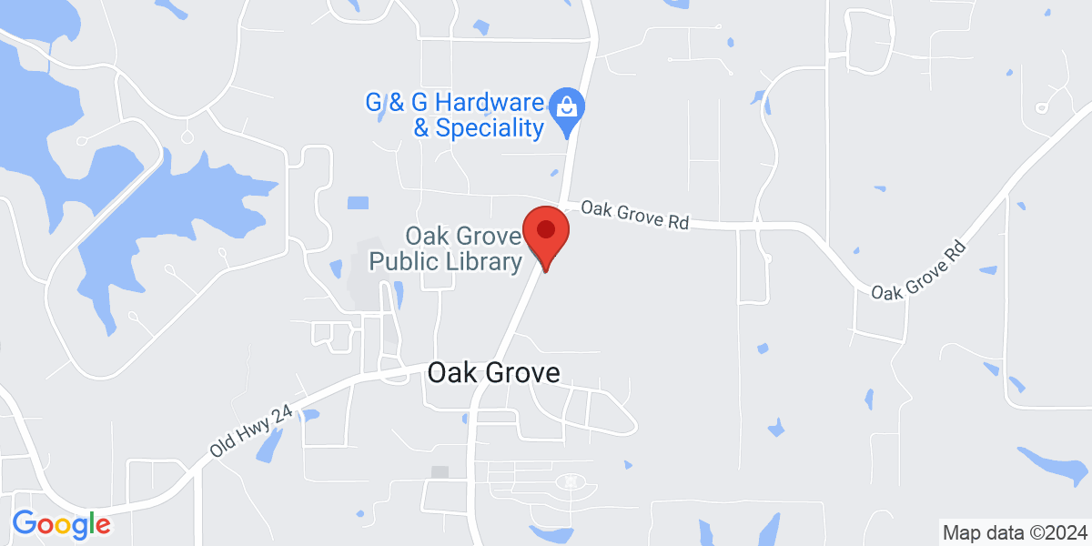 Map of Oak Grove Public Library